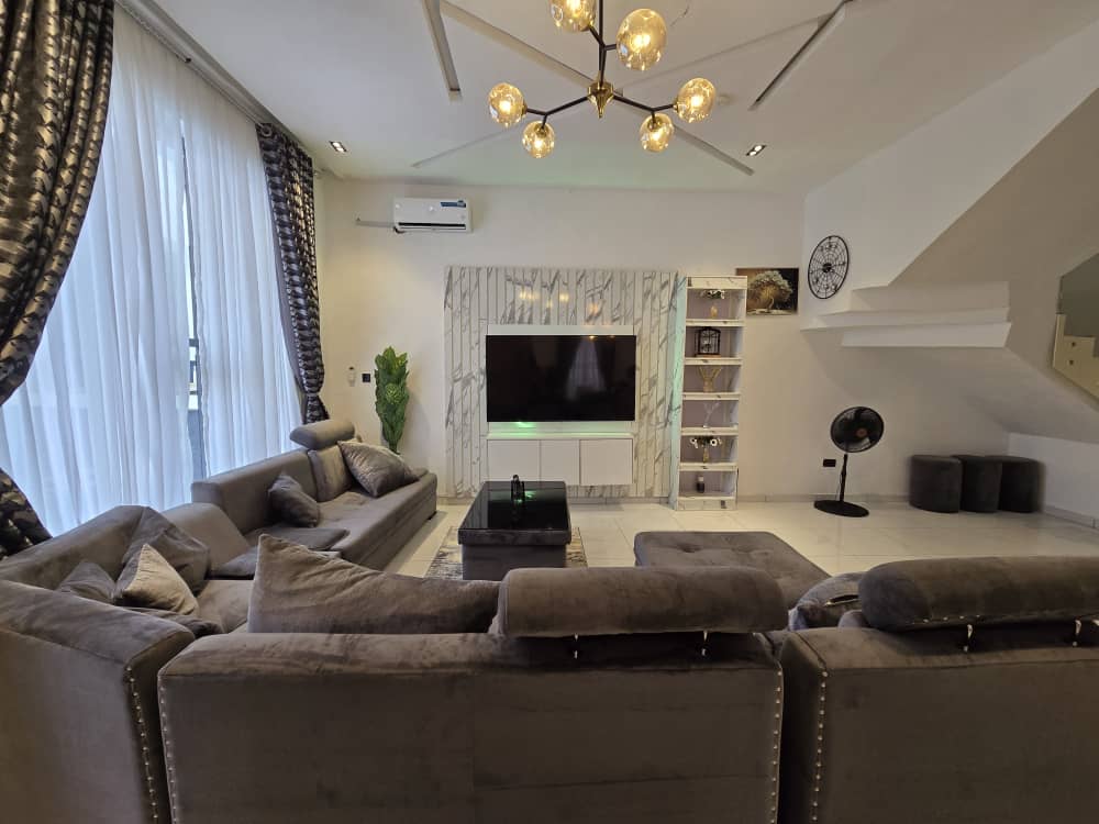 Brand New Furnished 4 Bedroom Semi-Detached Duplex for Rent at Harris Drive, Lekki, Lagos