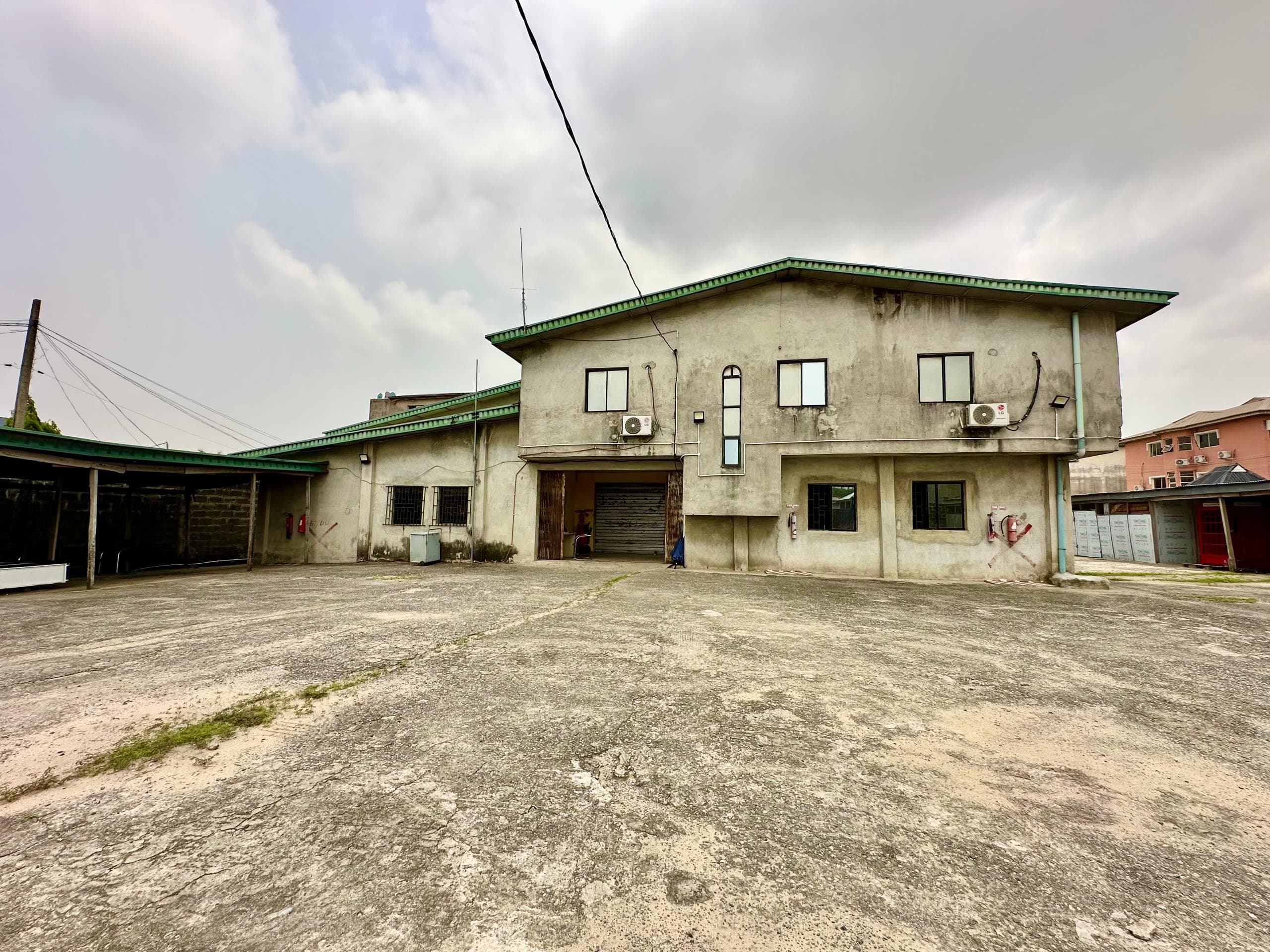 2600sqm Land with Warehouse for Sale at Sangotedo, Ajah, Lagos