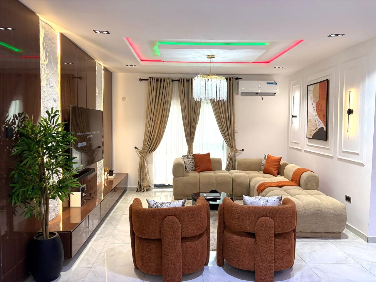 3 Bedroom Luxury Apartment for Shortlet at Ikota, Lekki, Lagos