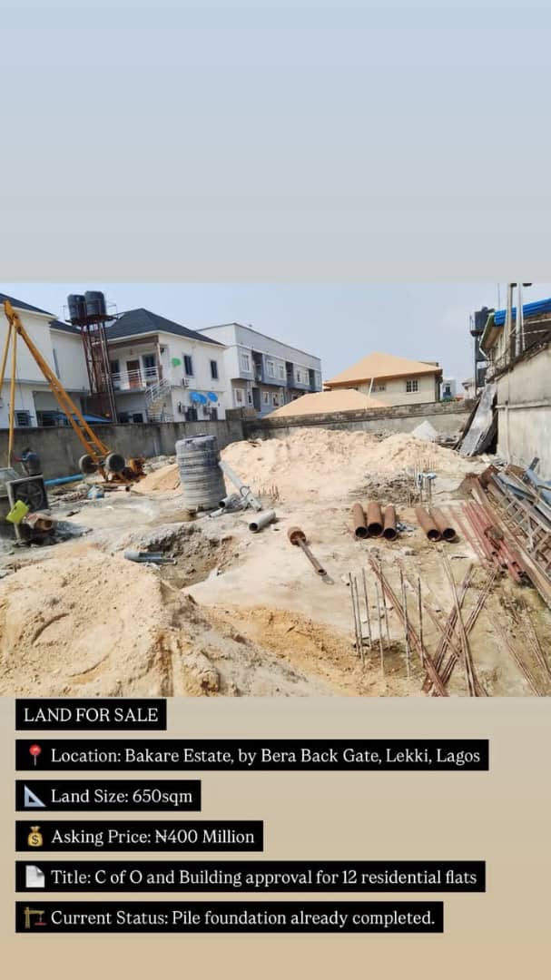 Mixed Development Land for Sale at Freedom Way, Lekki, Lagos