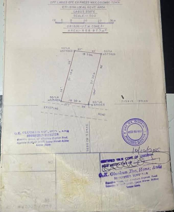 668.873 sqm Land for Sale in Sangotedo, Lagos