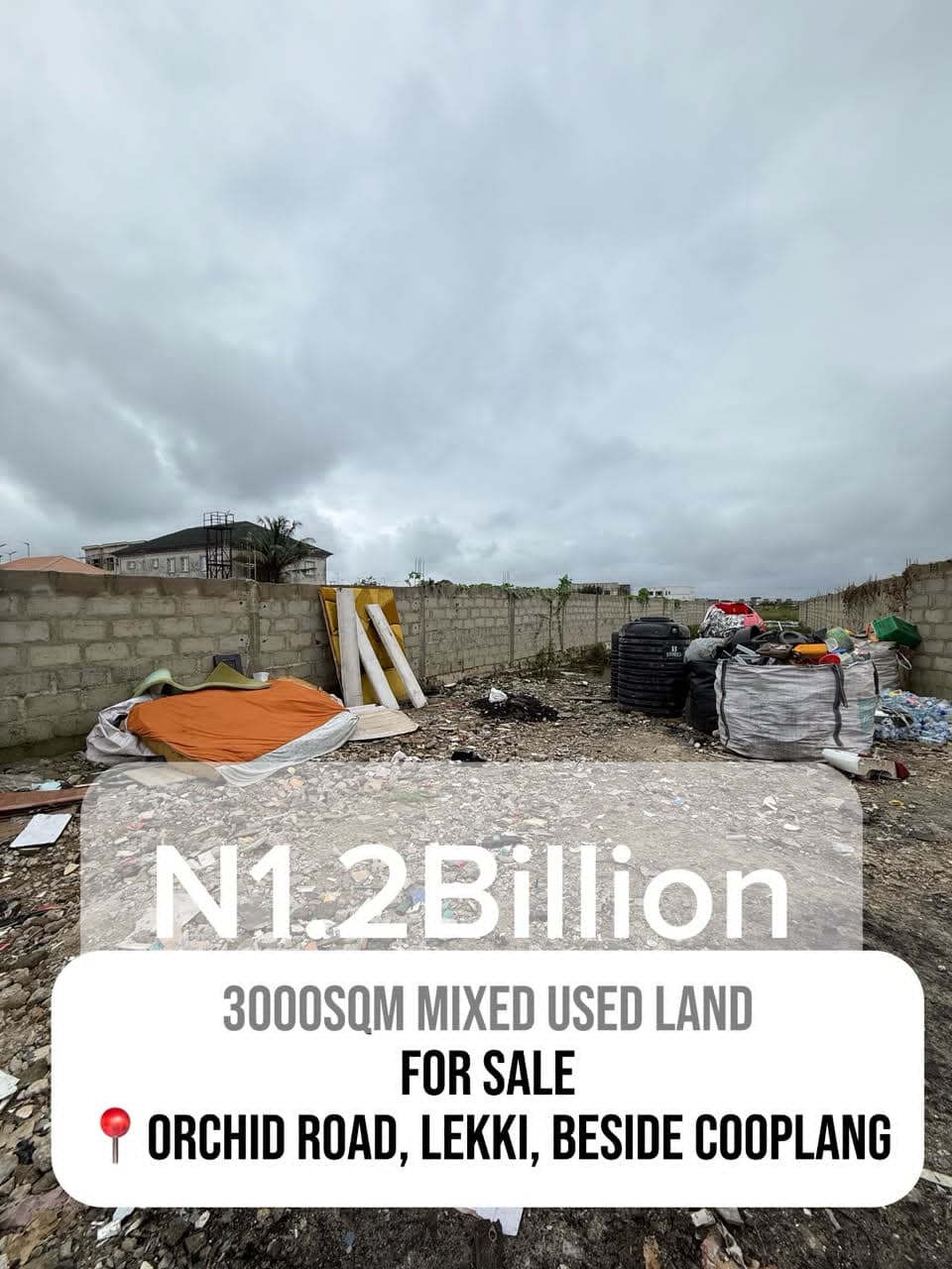 3000 sqm Mixed Use Land for Sale at Orchid Road, Lekki, Lagos