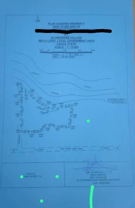 Land for Sale in Olomowewe Town