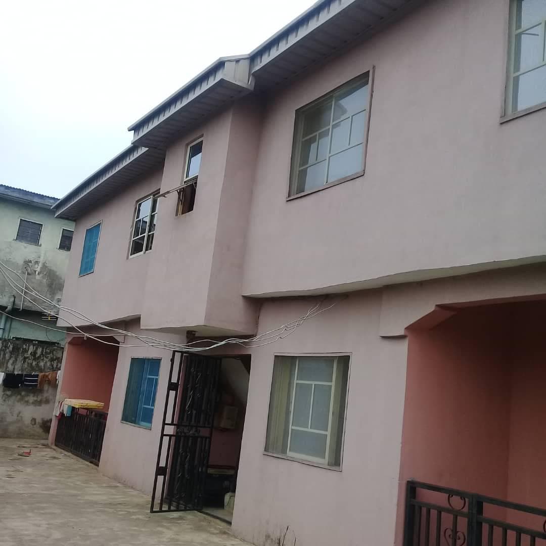 Block of 4 Units of 2 Bedroom Flats for Sale in Ikotun, Igando, Lagos