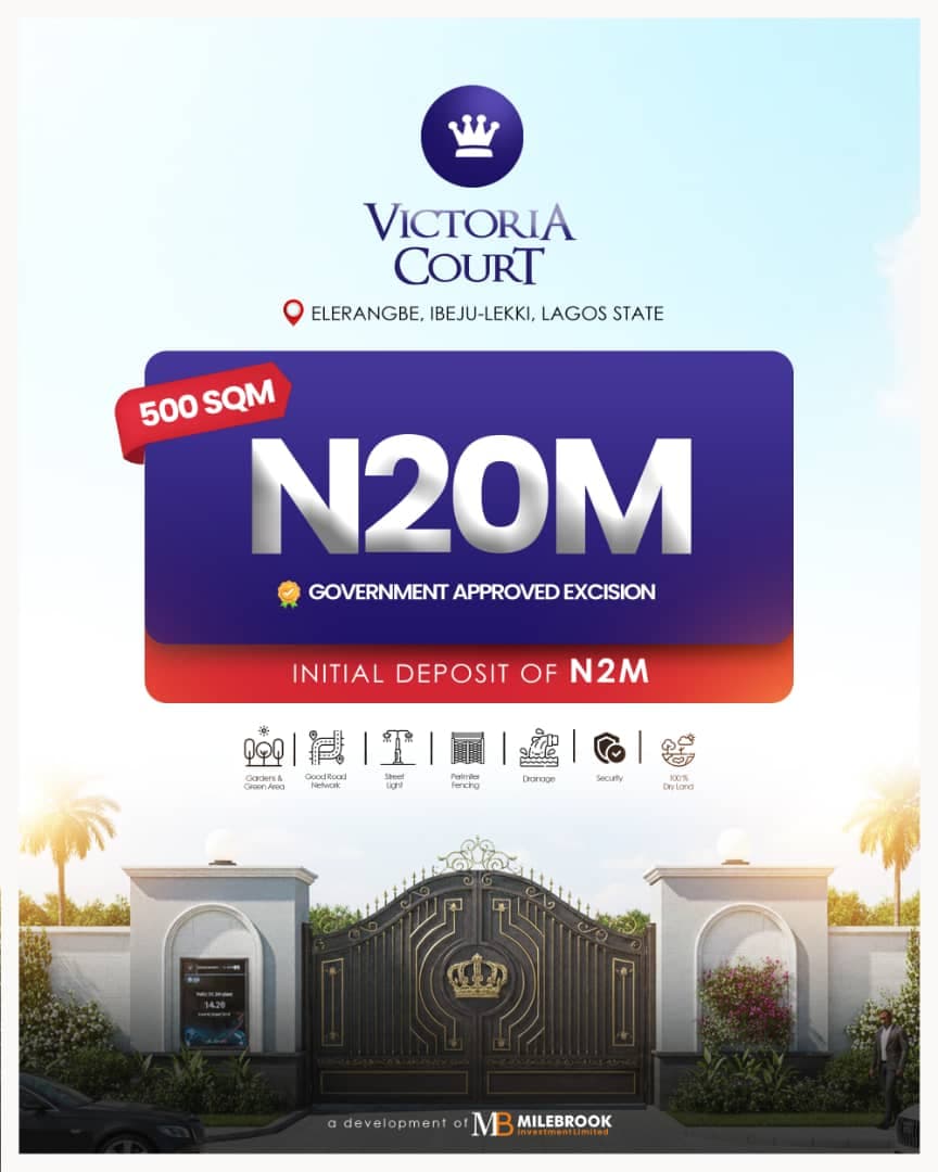 Land for Sale in Elerangbe, Lekki, Lagos